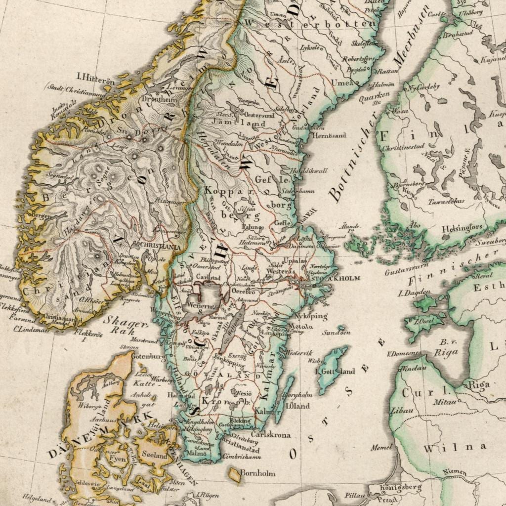 Kort over gamle Finland