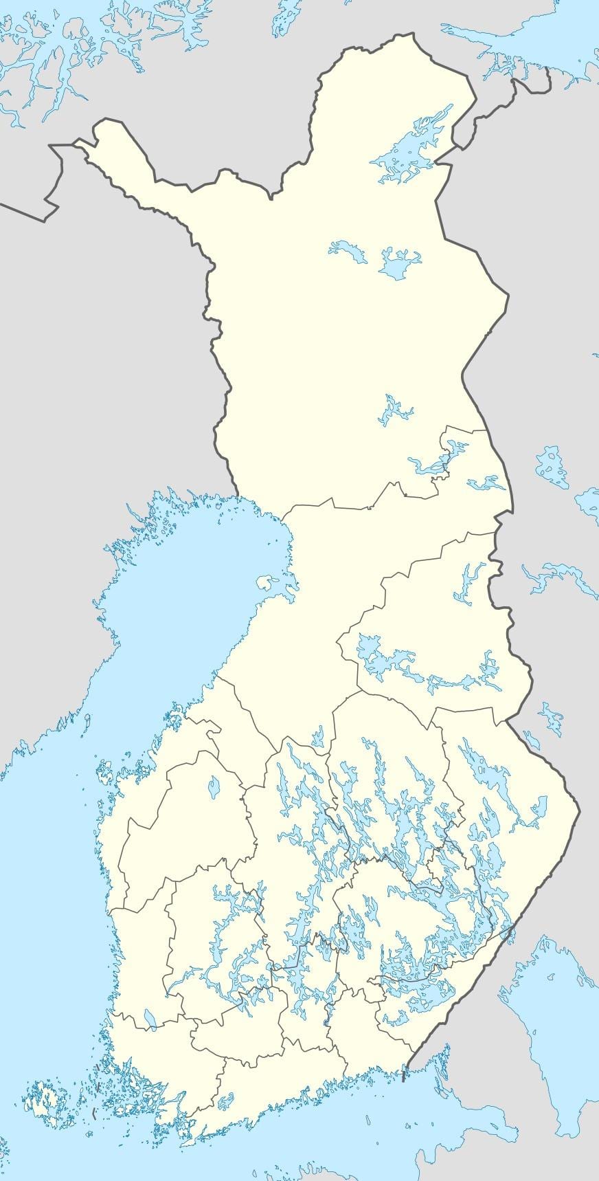 Finland kort placering