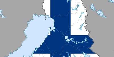 Finland kort flag